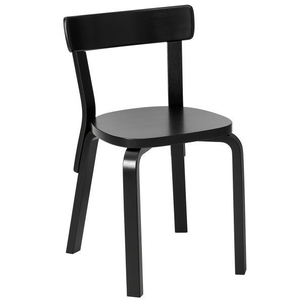 Artek Aalto Tuoli 69 Kokomusta