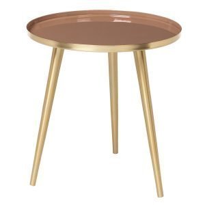 Broste Copenhagen Jelva Pöytä Brass / Indian Tan 35 Cm