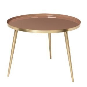 Broste Copenhagen Jelva Pöytä Brass / Indian Tan 57 Cm