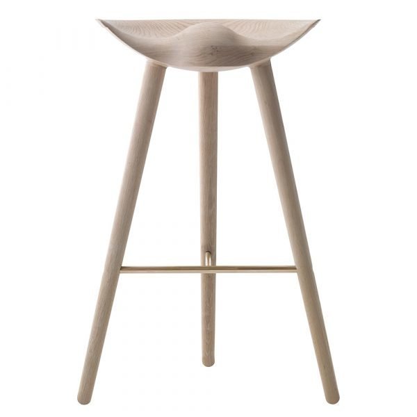 By Lassen Ml42 Baarituoli Tammi / Messinki H77 Cm