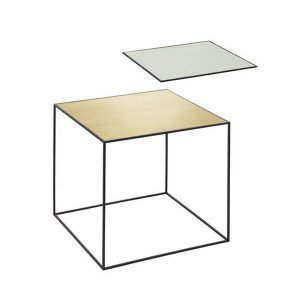 By Lassen Twin Table 42 Sivupöytä Misty Green / Messinki