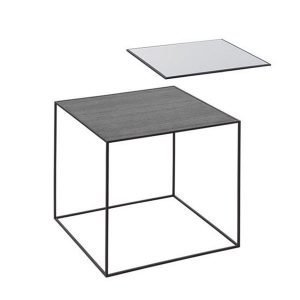 By Lassen Twin Table 42 Sivupöytä Musta / Cool Grey