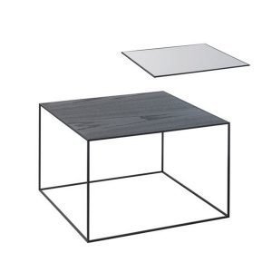 By Lassen Twin Table 49 Sivupöytä Musta / Cool Grey