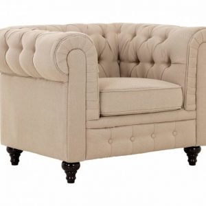 Chesterfield Nojatuoli Beige