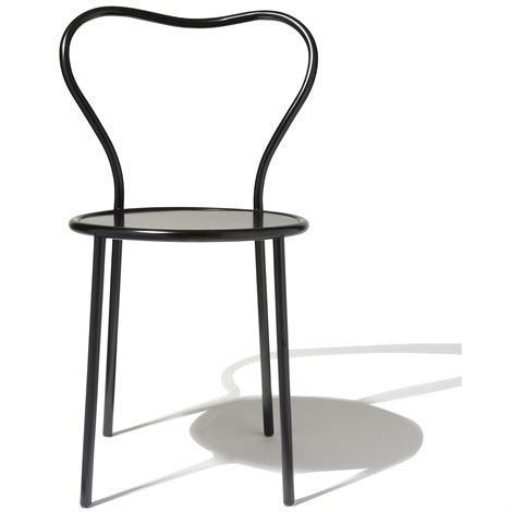 David Design Heart Chair Tuoli Musta