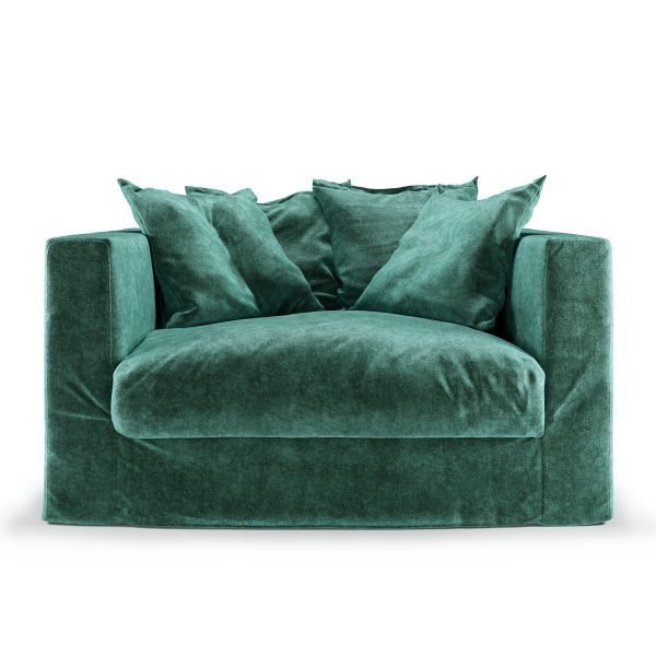 Decotique Le Grand Air Loveseat Nojatuoli Petrol Green