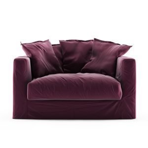 Decotique Le Grand Air Loveseat Nojatuoli Sametti Bordeaux