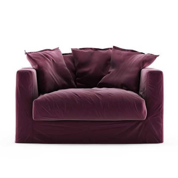 Decotique Le Grand Air Loveseat Nojatuoli Sametti Bordeaux