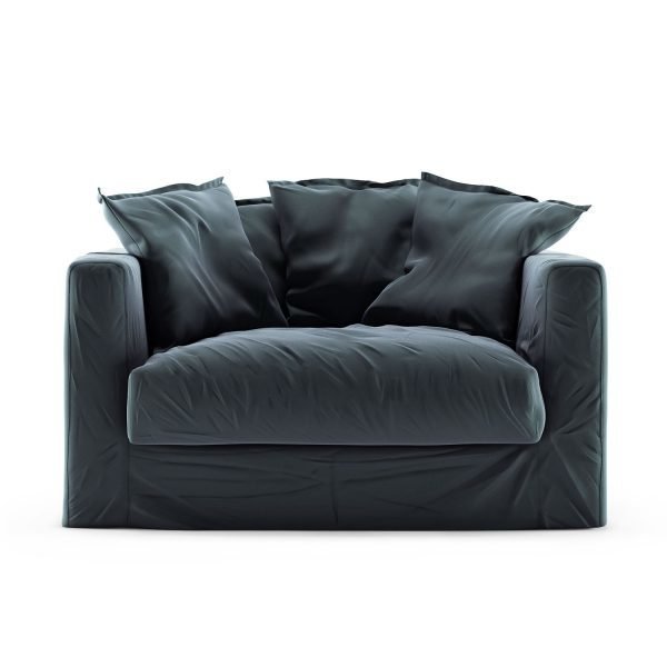 Decotique Le Grand Air Loveseat Nojatuoli Sametti Graphite