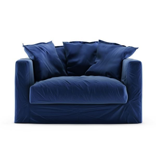 Decotique Le Grand Air Loveseat Nojatuoli Sametti Indigo