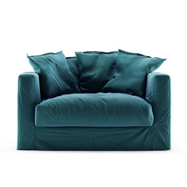 Decotique Le Grand Air Loveseat Nojatuoli Sametti Kingfisher