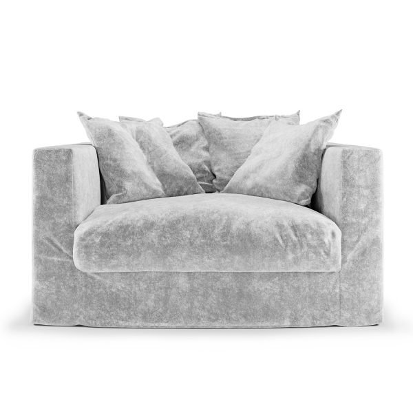 Decotique Le Grand Air Loveseat Nojatuoli Soft Silver