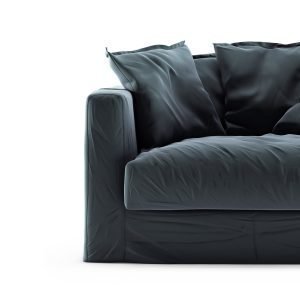 Decotique Le Grand Air Loveseat Sametti Verhoilu Graphite