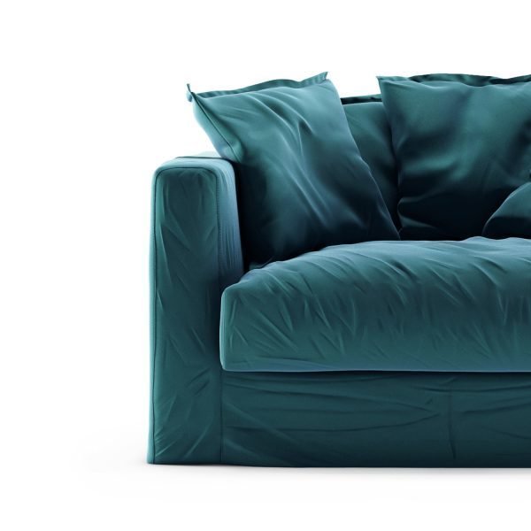 Decotique Le Grand Air Loveseat Sametti Verhoilu Kingfisher