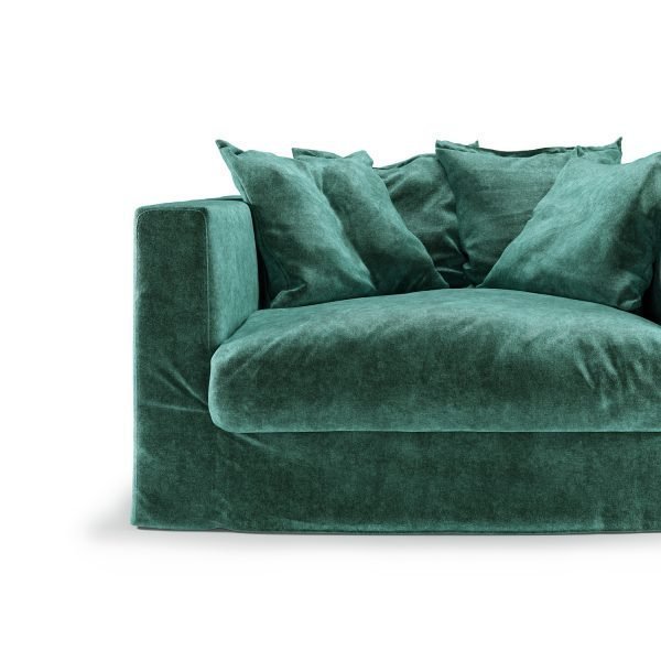 Decotique Le Grand Air Loveseat Verhoilu Petrol Green