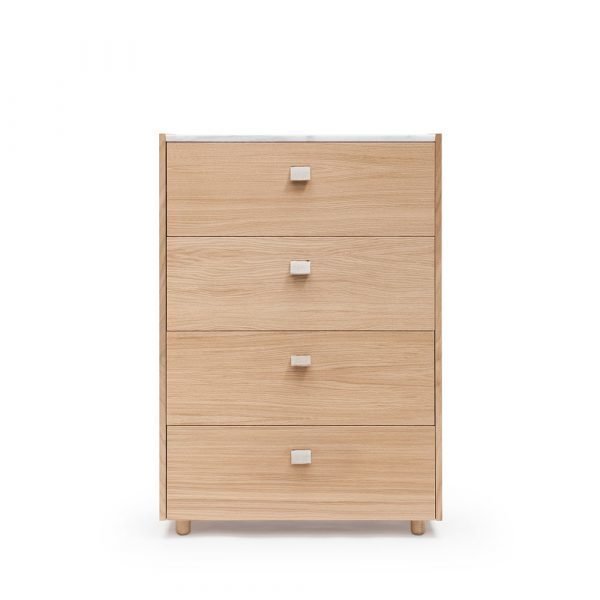 Decotique Loft Lipasto Te4 Tammi / Valkoinen Marmori