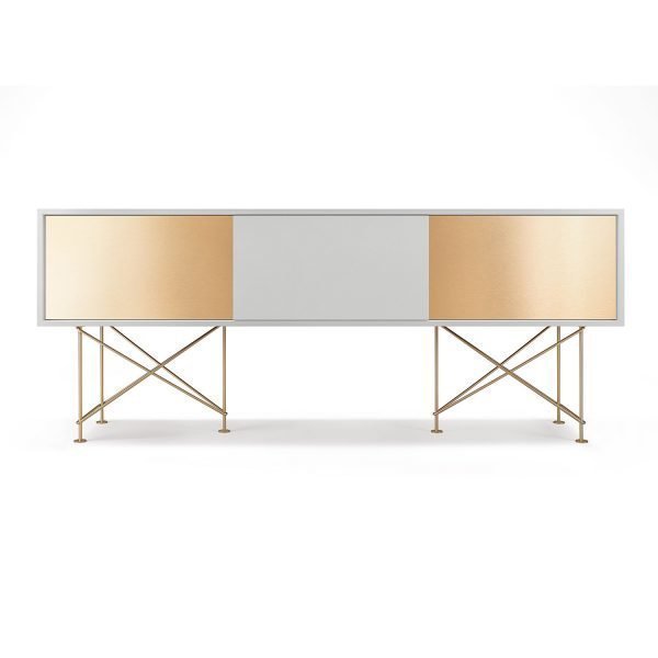 Decotique Vogue Mediakaluste 180h Valkoinen / 1w2b / Messinki