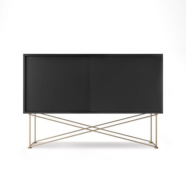 Decotique Vogue Sideboard Senkki 136h Antracit / 2a / Messinki