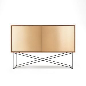 Decotique Vogue Sideboard Senkki 136h Saksanpähkinä / 2b / Musta