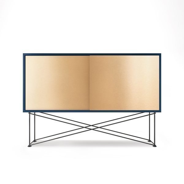 Decotique Vogue Sideboard Senkki 136h Tummansininen / 2b / Musta