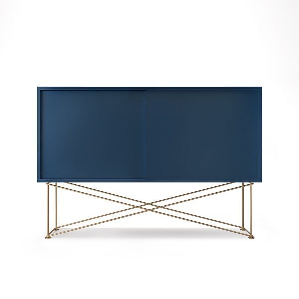 Decotique Vogue Sideboard Senkki 136h Tummansininen / 2db / Messinki