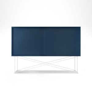 Decotique Vogue Sideboard Senkki 136h Tummansininen / 2db / Valkoinen