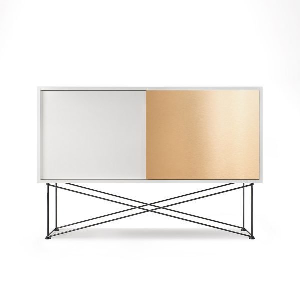 Decotique Vogue Sideboard Senkki 136h Valkoinen / 1w1b / Musta