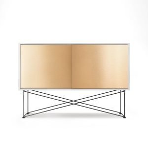 Decotique Vogue Sideboard Senkki 136h Valkoinen / 2b / Musta