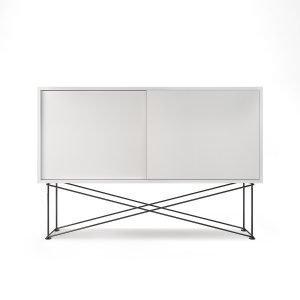 Decotique Vogue Sideboard Senkki 136h Valkoinen / 2w / Musta