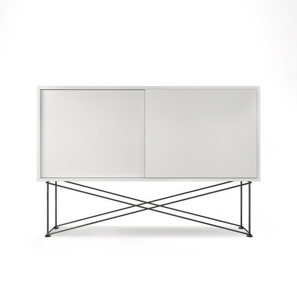 Decotique Vogue Sideboard Senkki 136h Valkoinen / 2w / Musta