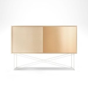 Decotique Vogue Sideboard Senkki 136h Valkoinen Tammi / 1wo1b / Valkoi