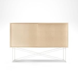 Decotique Vogue Sideboard Senkki 136h Valkoinen Tammi / 2wo / Valkoinen