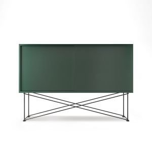 Decotique Vogue Sideboard Senkki 136h Vihreä / 2g / Musta