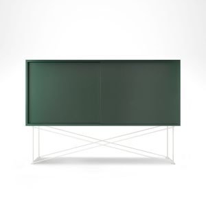 Decotique Vogue Sideboard Senkki 136h Vihreä / 2g / Valkoinen