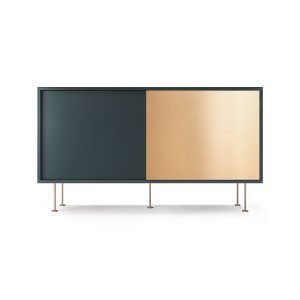 Decotique Vogue Sideboard Senkki 136l Harmaa / 1g1b / Messinki