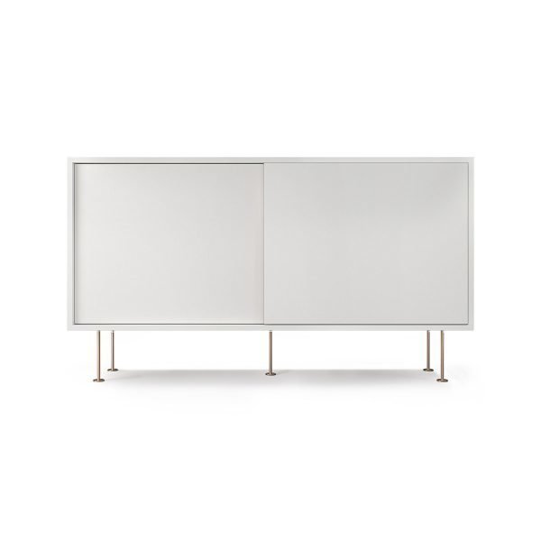 Decotique Vogue Sideboard Senkki 136l Valkoinen / 2w / Messinki