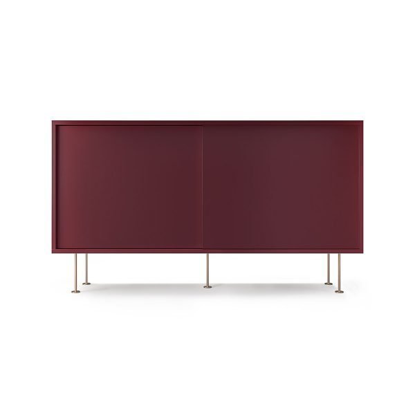 Decotique Vogue Sideboard Senkki 136l Viininpunainen / 2wr / Messink