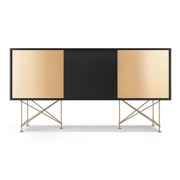 Decotique Vogue Sideboard Senkki 180h Antracit / 1a2b / Messinki