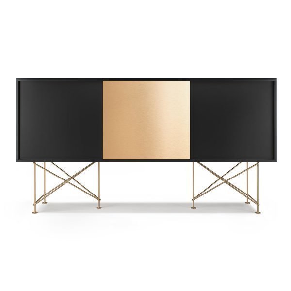 Decotique Vogue Sideboard Senkki 180h Antracit / 2a1b / Messinki