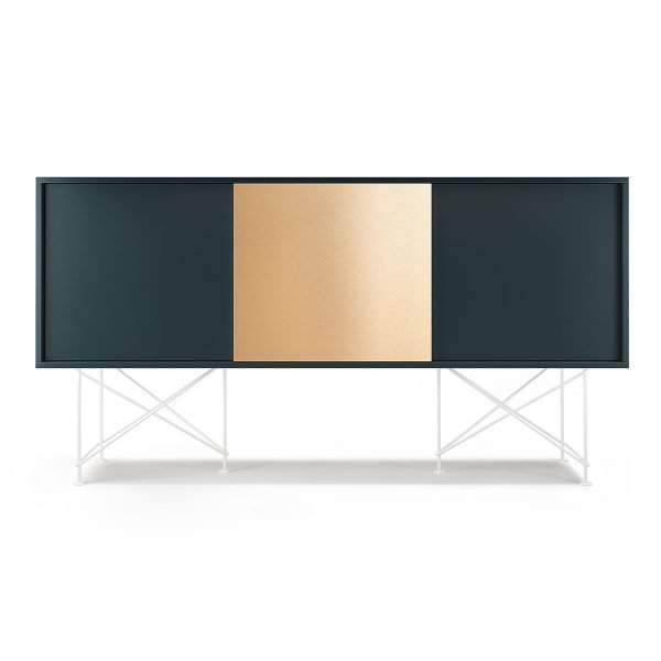 Decotique Vogue Sideboard Senkki 180h Harmaa / 2g1b / Valkoinen