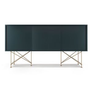 Decotique Vogue Sideboard Senkki 180h Harmaa / 3g / Messinki