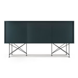 Decotique Vogue Sideboard Senkki 180h Harmaa / 3g / Musta