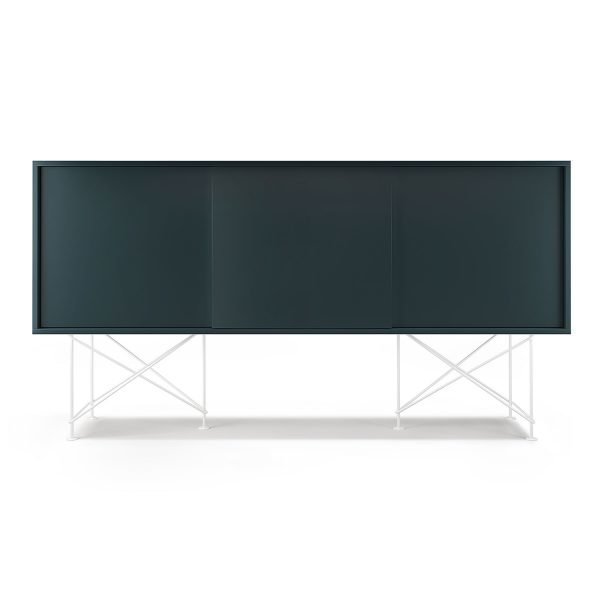 Decotique Vogue Sideboard Senkki 180h Harmaa / 3g / Valkoinen