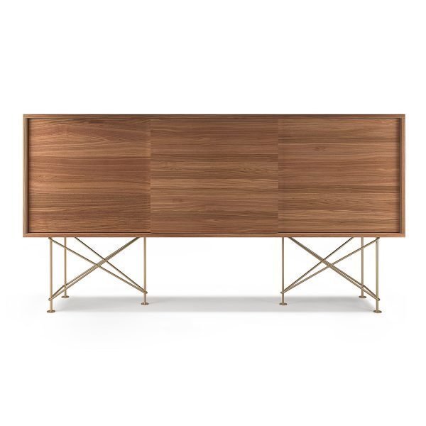 Decotique Vogue Sideboard Senkki 180h Saksanpähkinä / 3w / Messinki