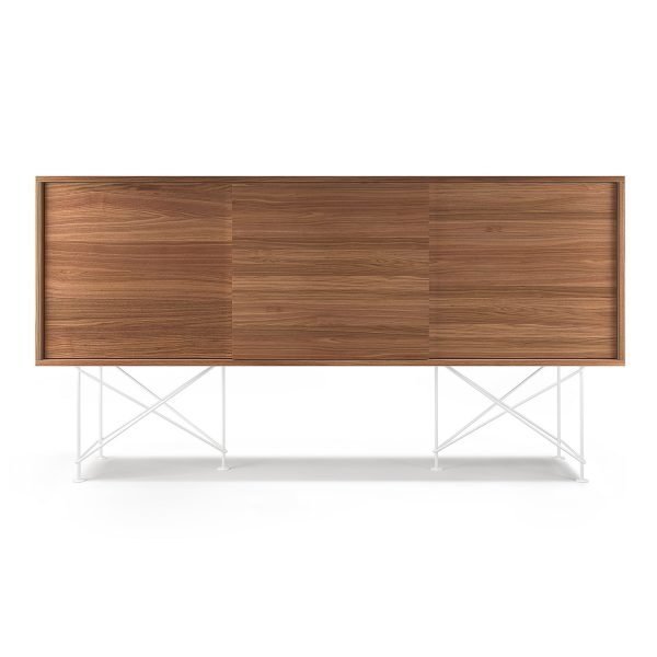 Decotique Vogue Sideboard Senkki 180h Saksanpähkinä / 3w / Valkoinen