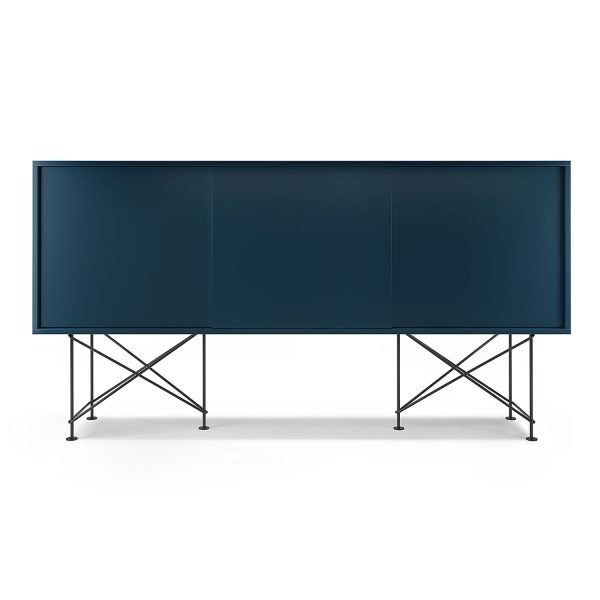 Decotique Vogue Sideboard Senkki 180h Tummansininen / 3db / Musta