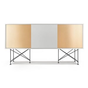 Decotique Vogue Sideboard Senkki 180h Valkoinen / 1w2b / Musta