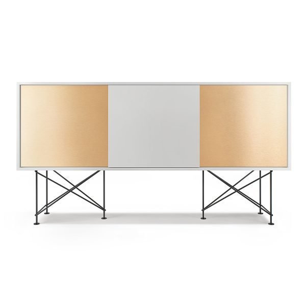 Decotique Vogue Sideboard Senkki 180h Valkoinen / 1w2b / Musta