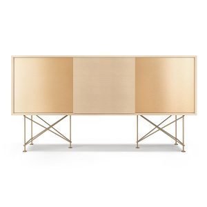 Decotique Vogue Sideboard Senkki 180h Valkoinen Tammi / 1wo2b / Messin