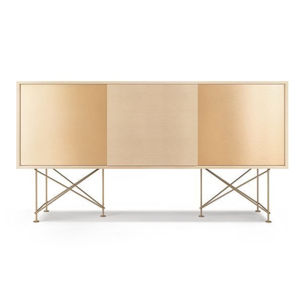 Decotique Vogue Sideboard Senkki 180h Valkoinen Tammi / 1wo2b / Messin